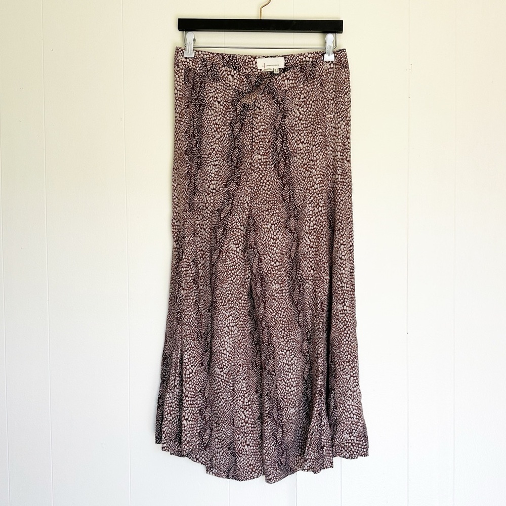 ANTHROPOLOGIE Skirted Wide-Leg Palazzo Pants 4
